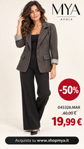 Blazer marrone gessato – 045326.MAR