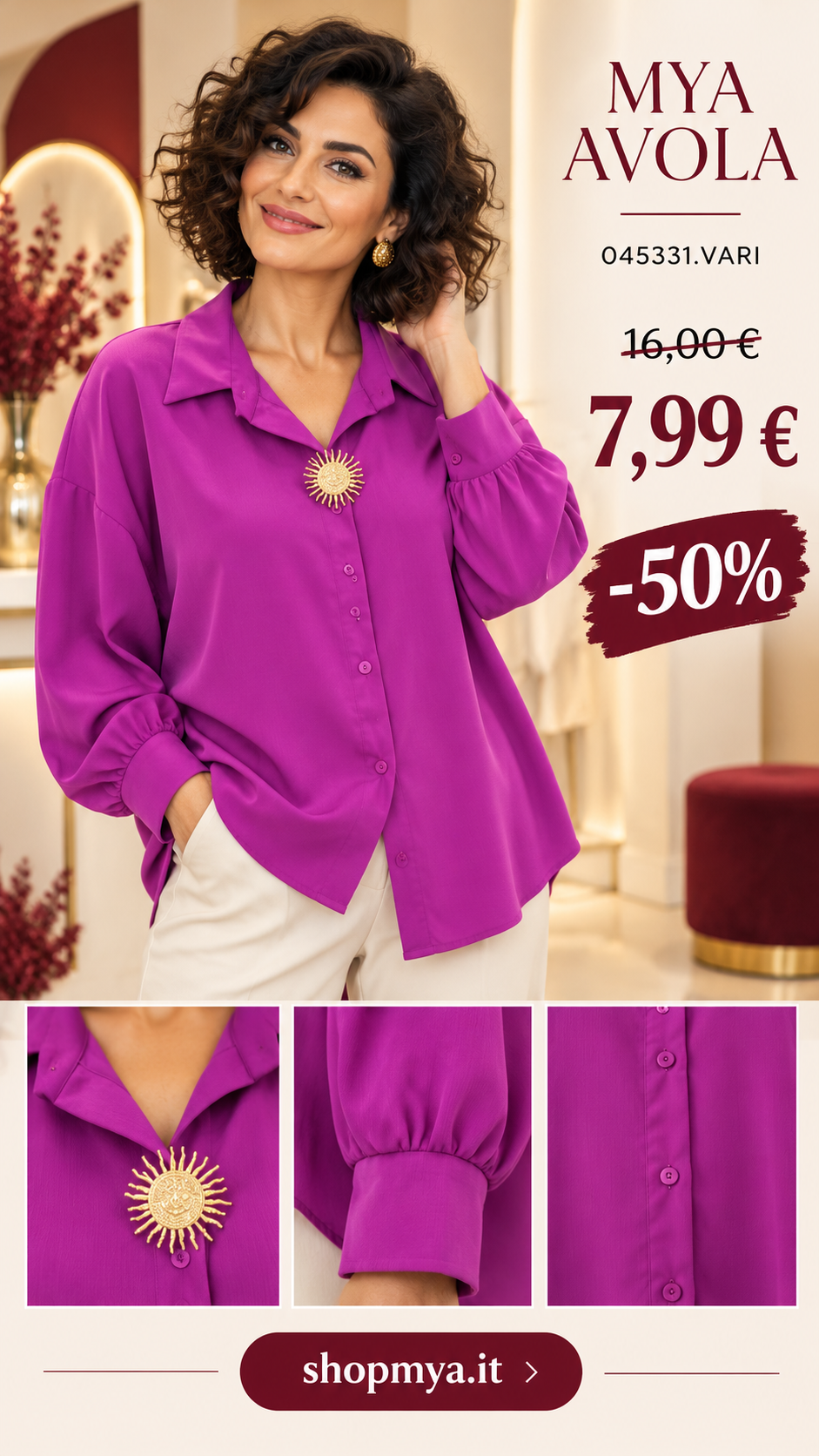 MYA 045331.VARI – Camicia – 045331.VARI, prezzo 7.99 euro