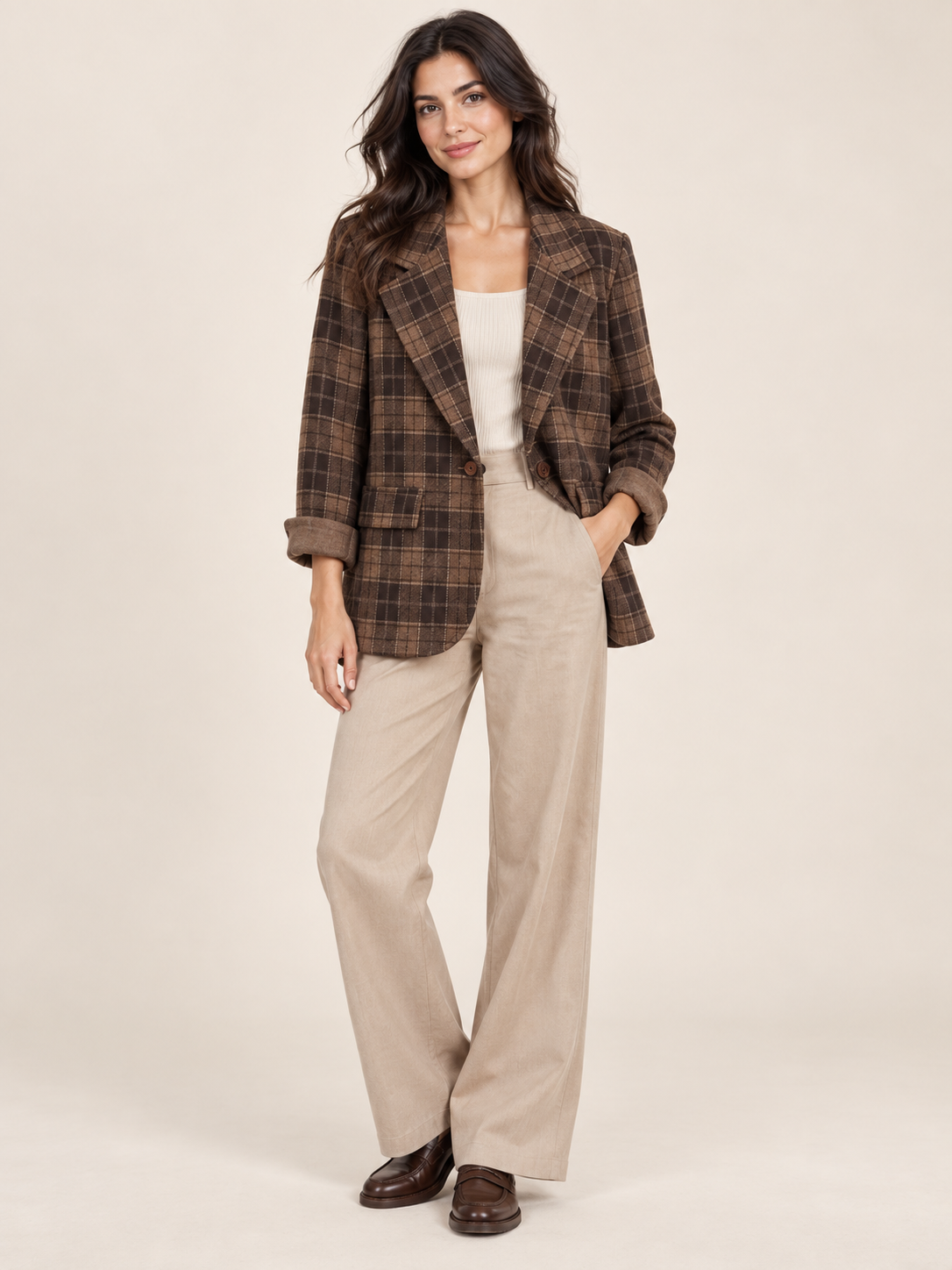Giacca donna marrone – 045529.MAR – foto 1