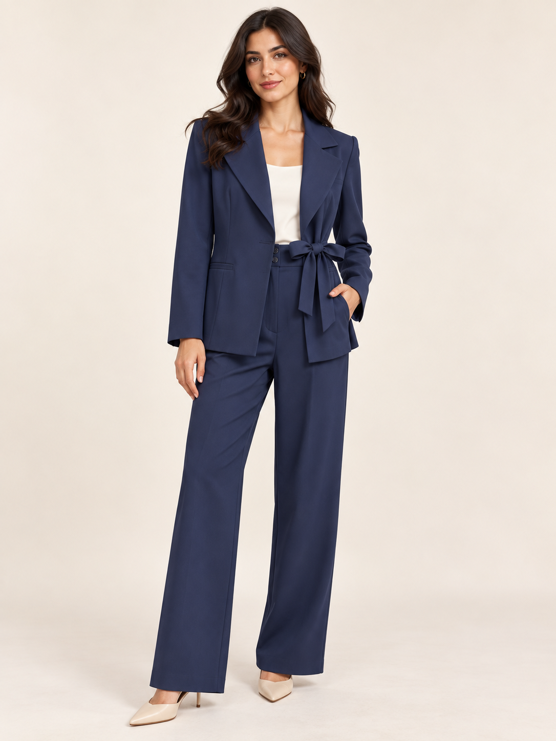 Completo con giacca donna blu – 045530.BLU – foto 1