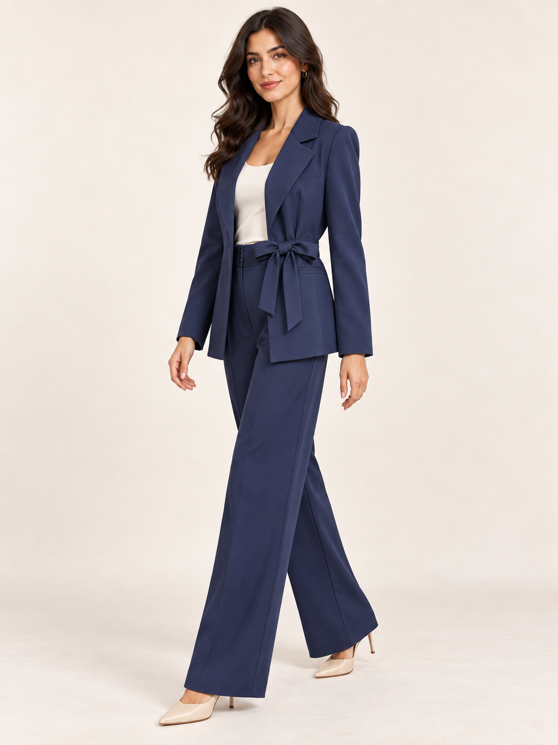 Completo con giacca donna blu – 045530.BLU – foto 4