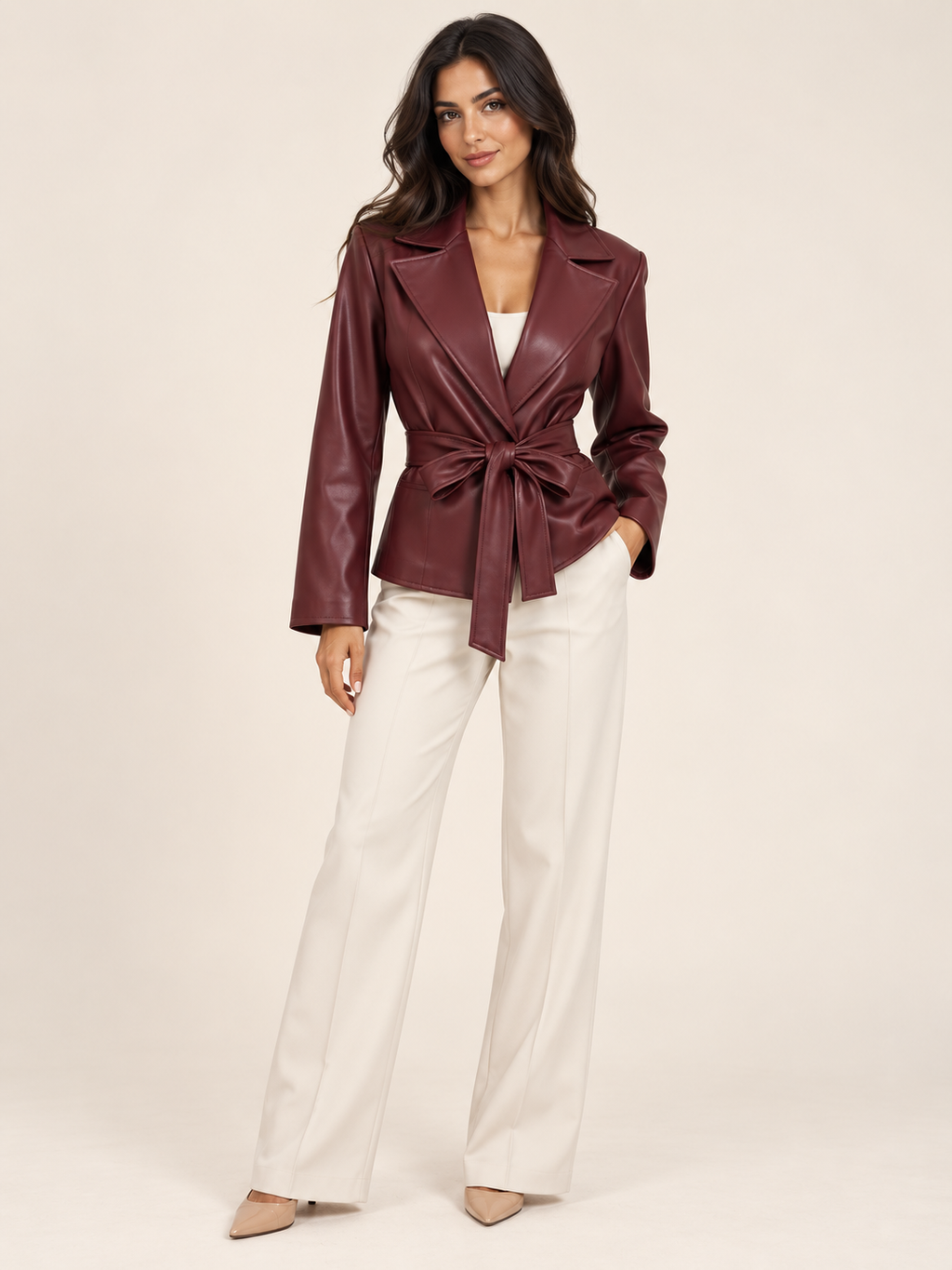 Trench donna bordeaux – 045532.241 – foto 1