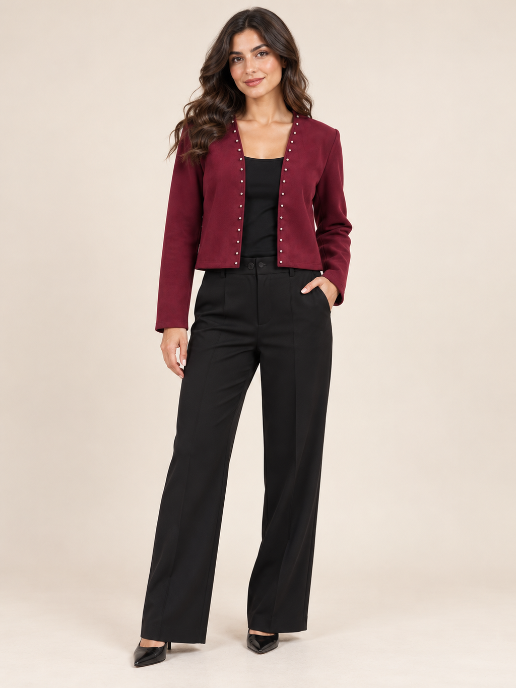 Giacca donna bordeaux – 045534.241 – foto 1