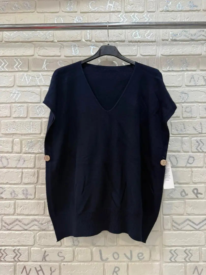 Maglia donna blu – 045540.BLU – foto 2