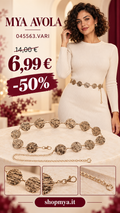 MYA 045563.VARI – promozione con modella, prezzo 6.99 euro