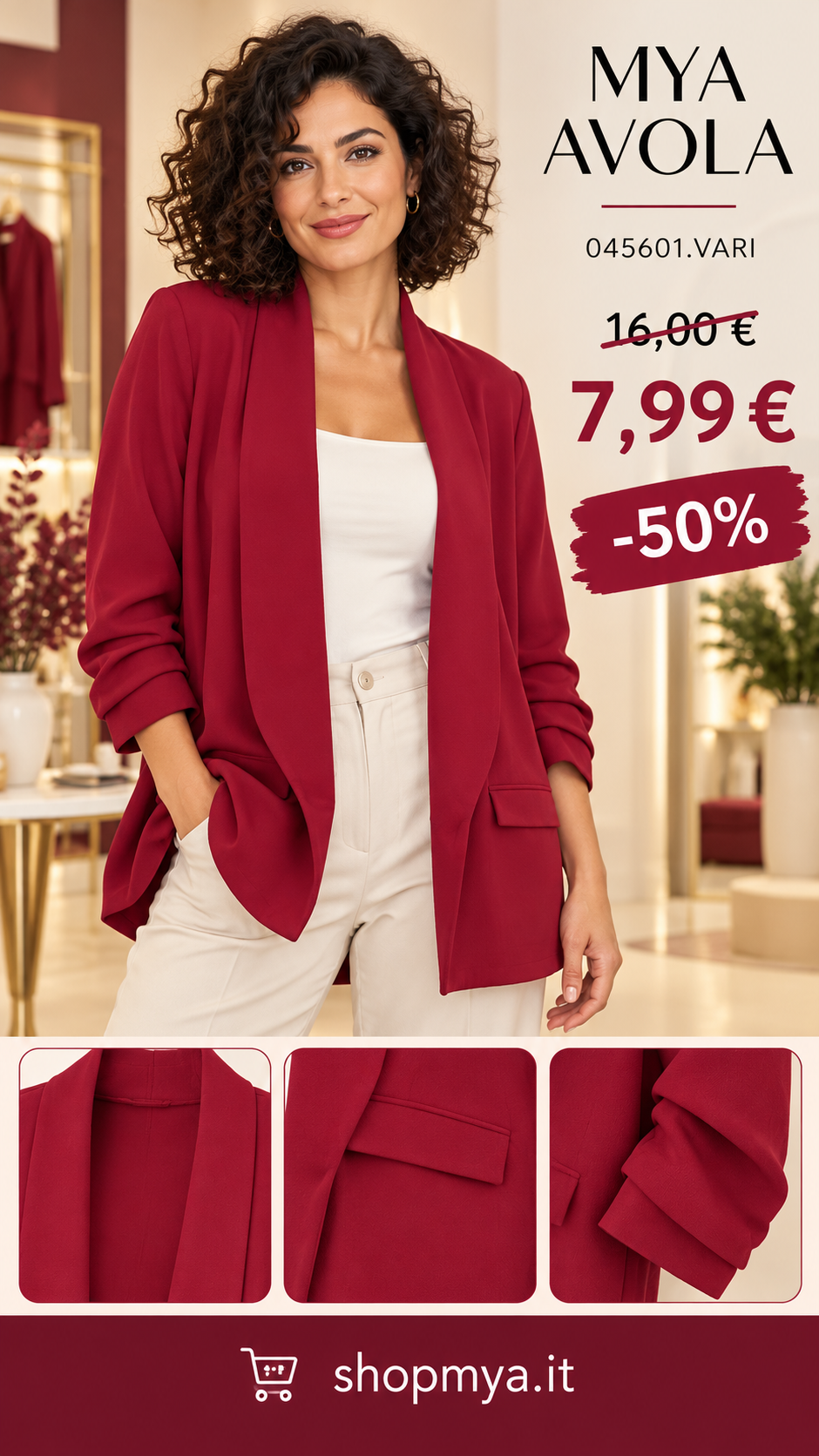 MYA 045601.VARI – Giacca – 045601.VARI, prezzo 7.99 euro