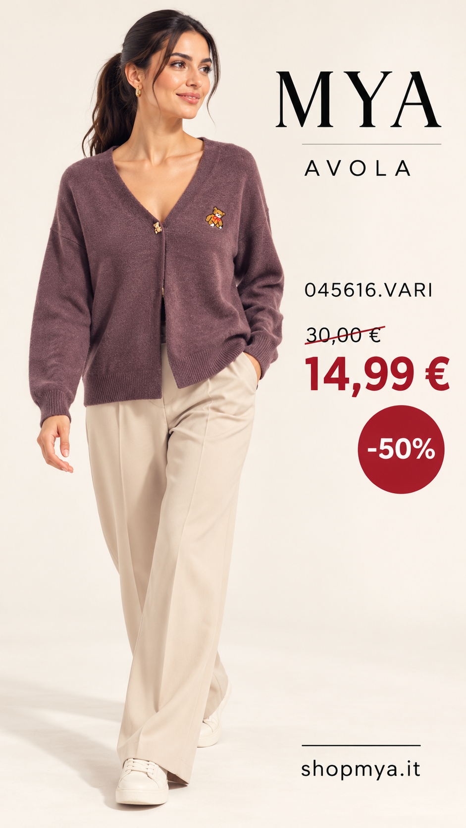 MYA 045616.VARI – Maglia donna – 045616.VARI, prezzo 14.99 euro