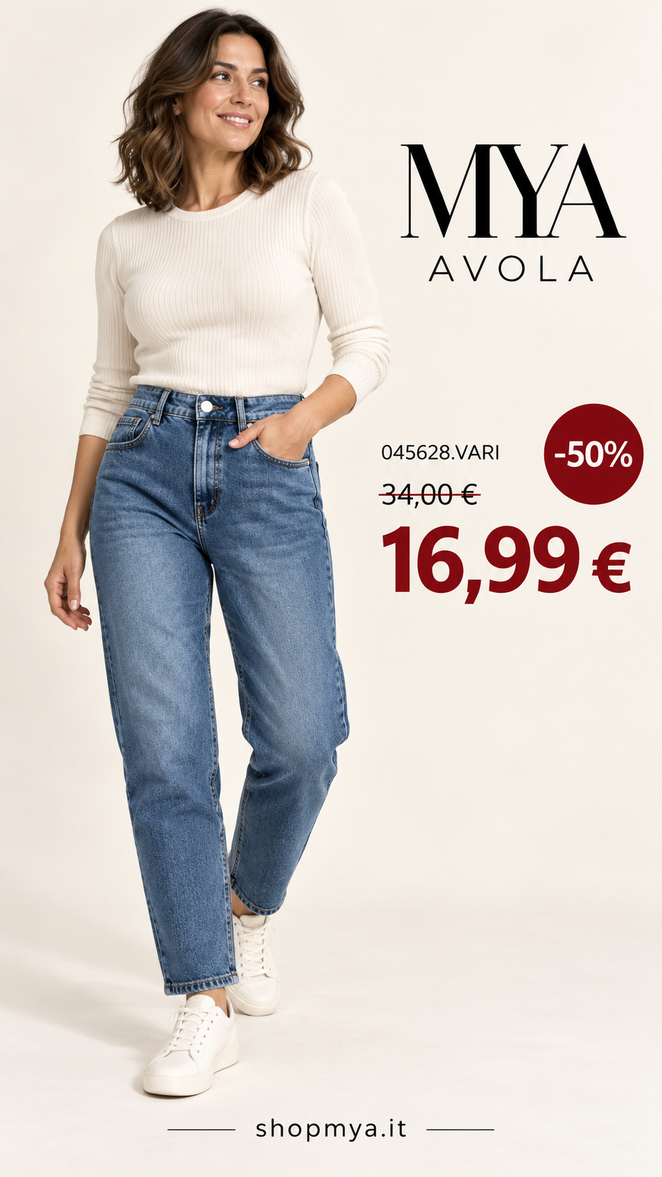 MYA 045628.VARI – Jeans donna – 045628.VARI, prezzo 16.99 euro