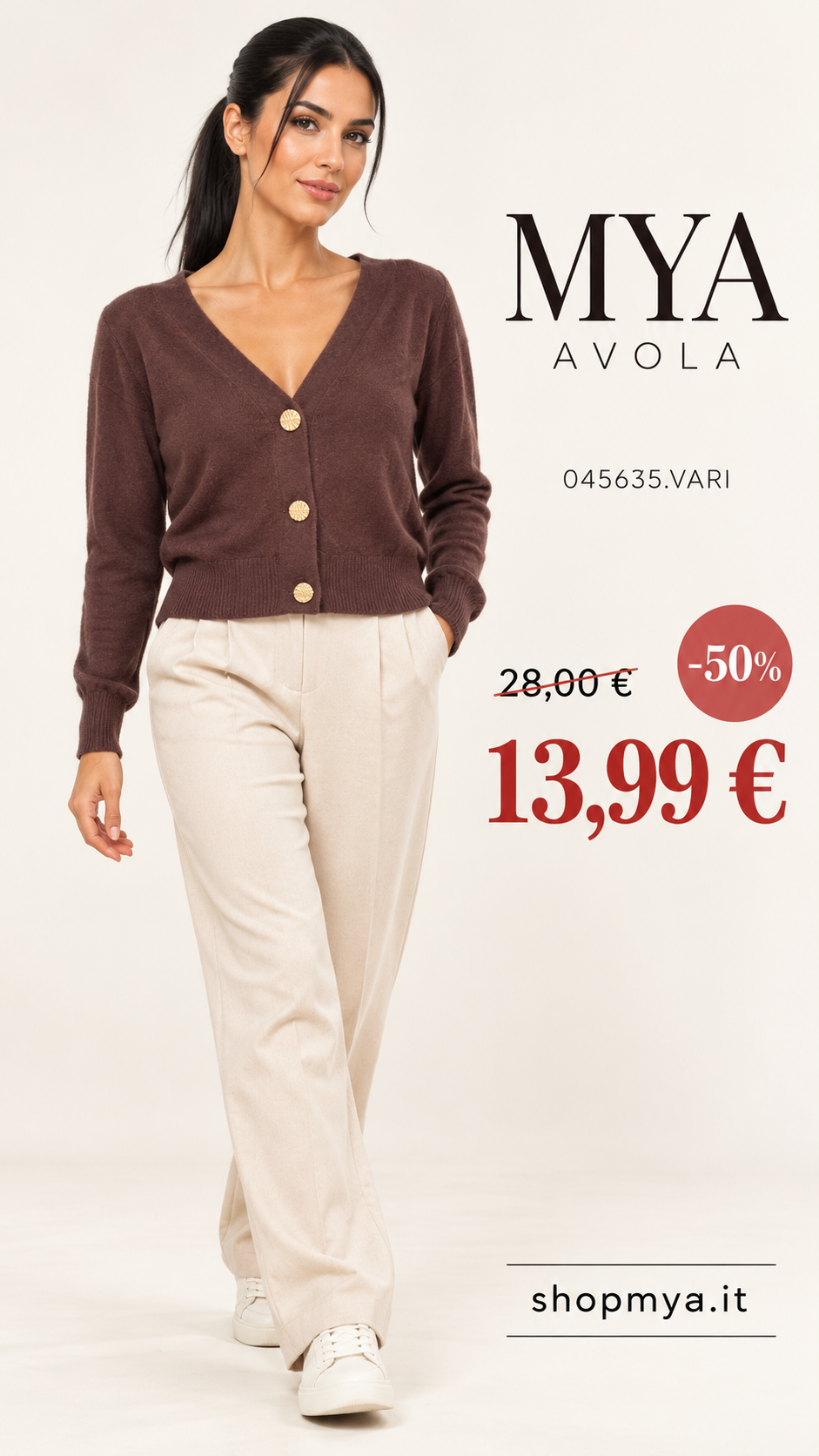 MYA 045635.VARI – Maglia donna – 045635.VARI, prezzo 13.99 euro