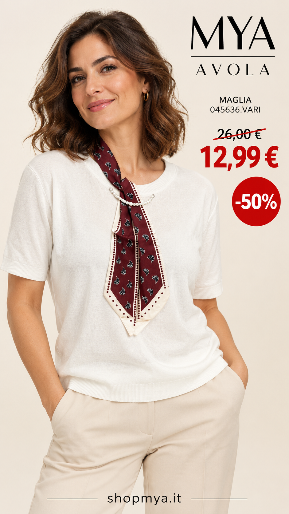 MYA 045636.VARI – Maglia donna – 045636.VARI, prezzo 12.99 euro