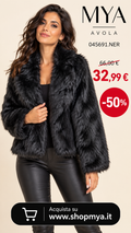 Giubbino nero con rever – 045691.NER