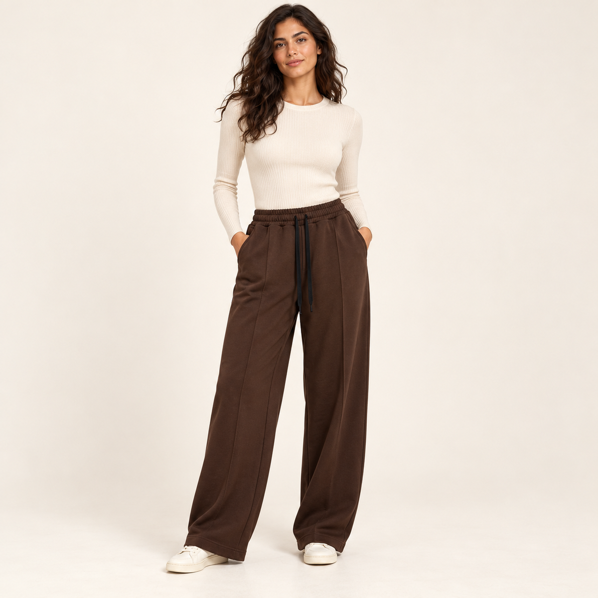 Pantalone in felpa donna Bordeaux – 045708.241