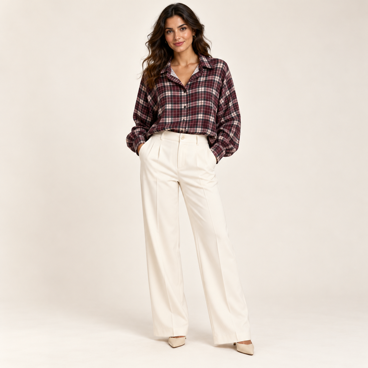 Pantalone in felpa donna Marrone – 045708.MAR