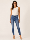 Jeans donna blu con dettaglio strass – modello 2310